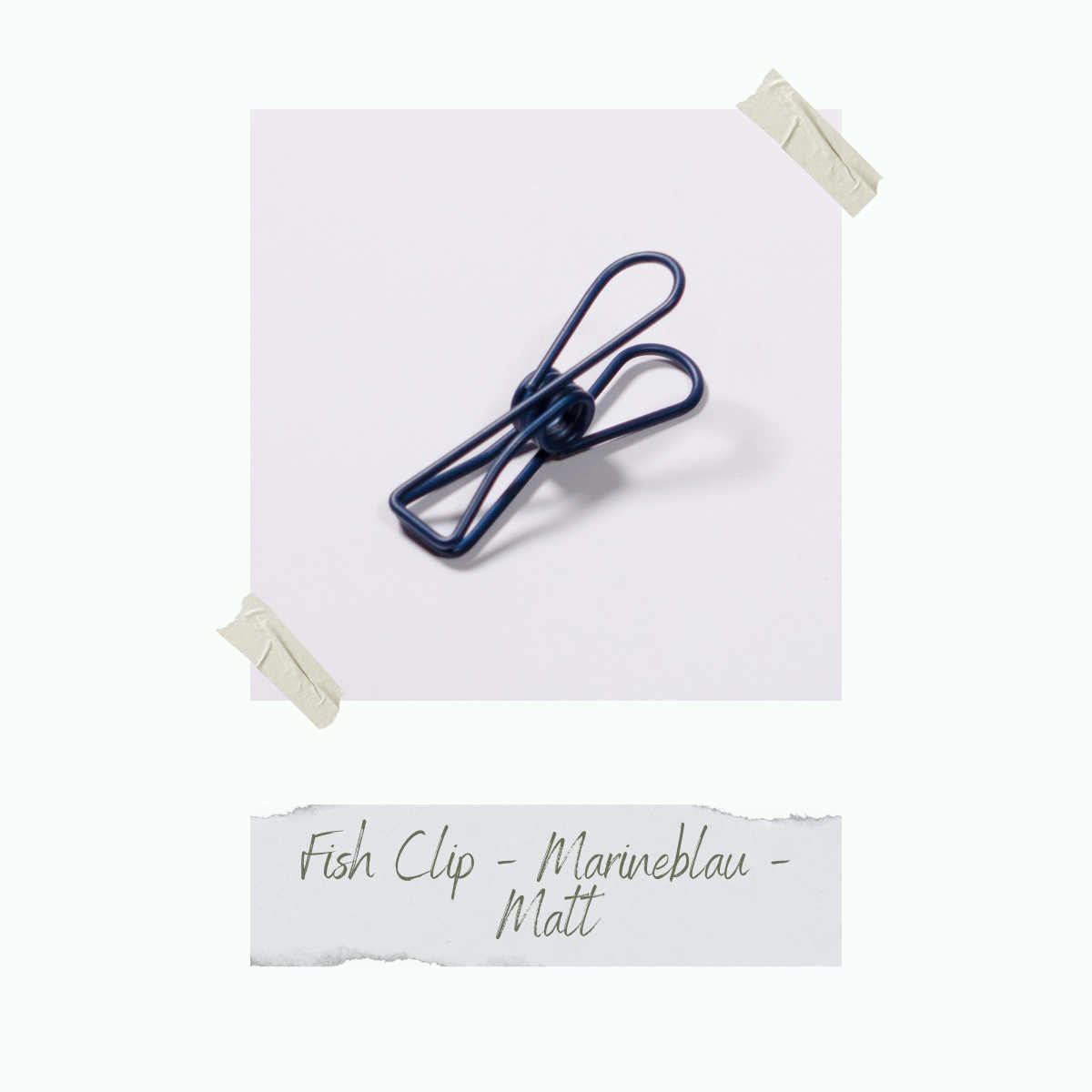 Fish Clip - Marineblau - Matt