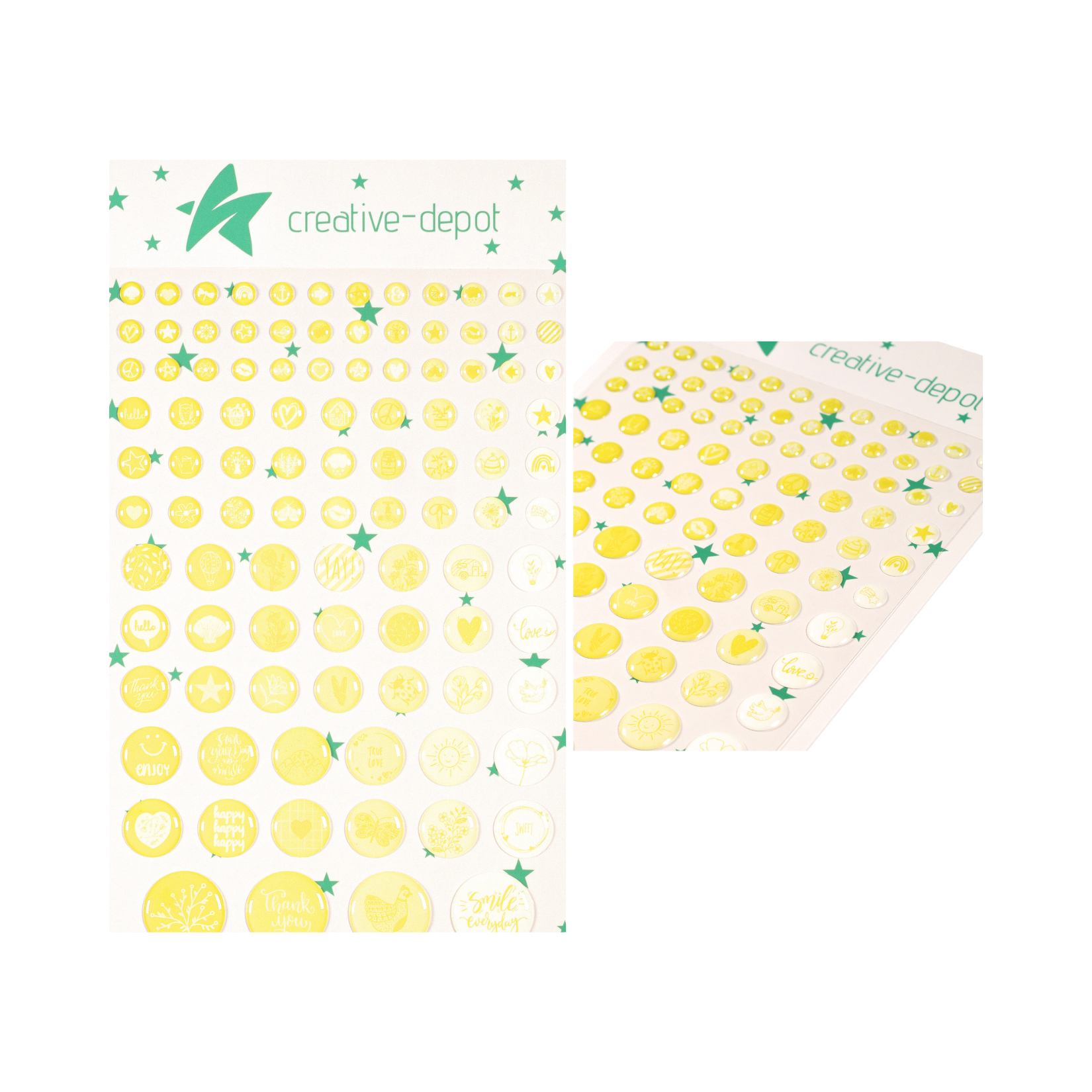 Enamel Dots - Motive - Zitrone