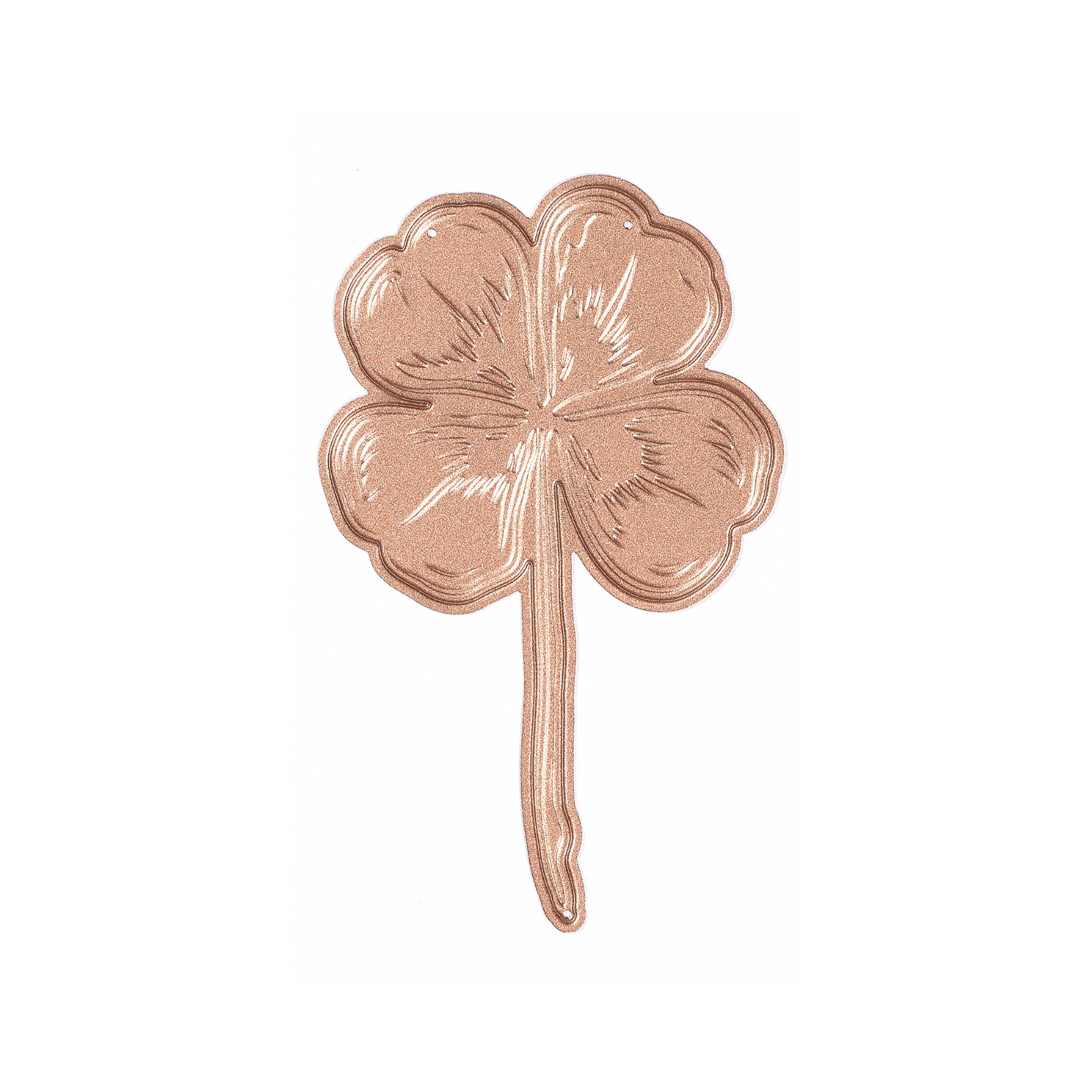 Die - Großes Kleeblatt mit Prägung