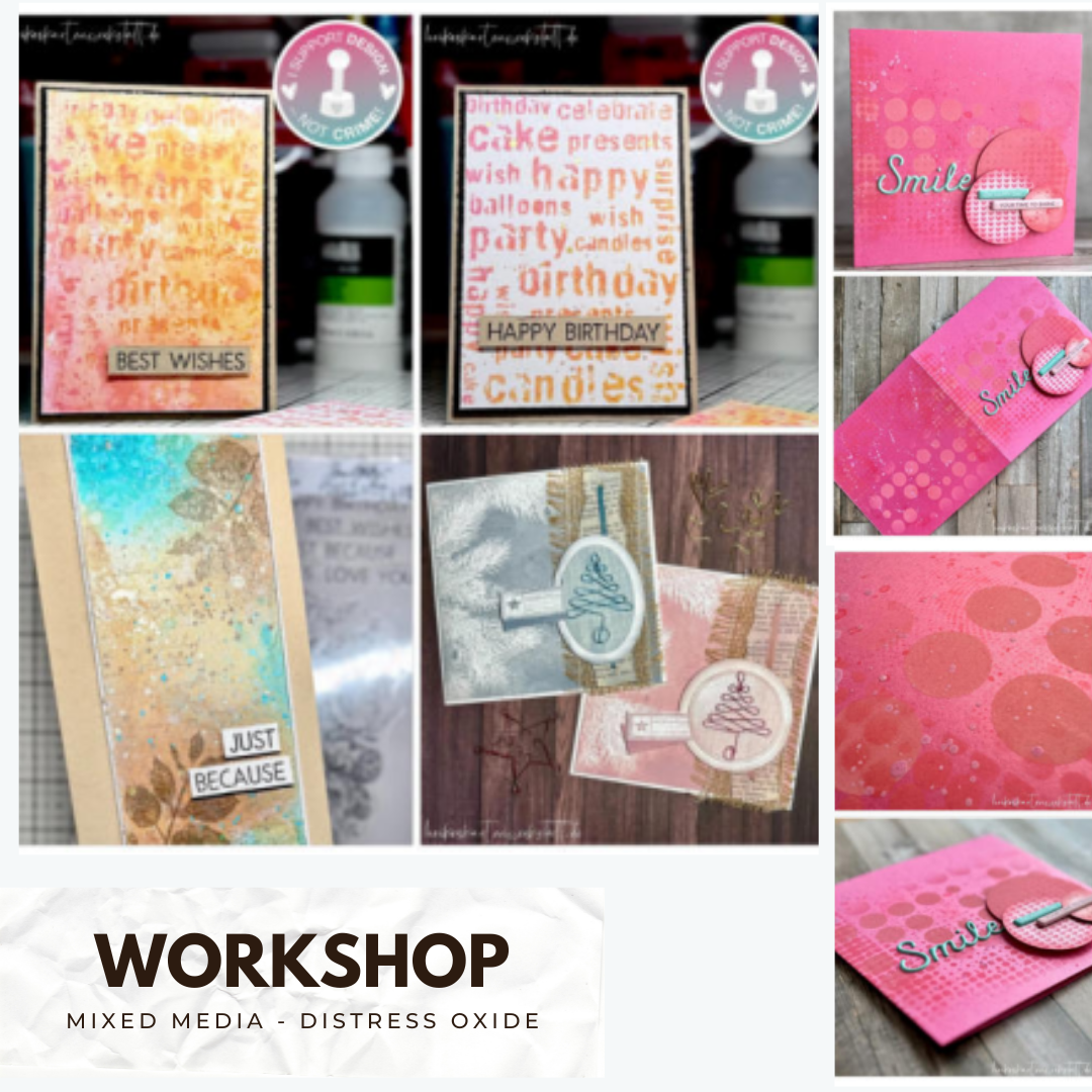 Workshop - Mixed Media - Distress Oxide Inks entdecken 07.03.2026  