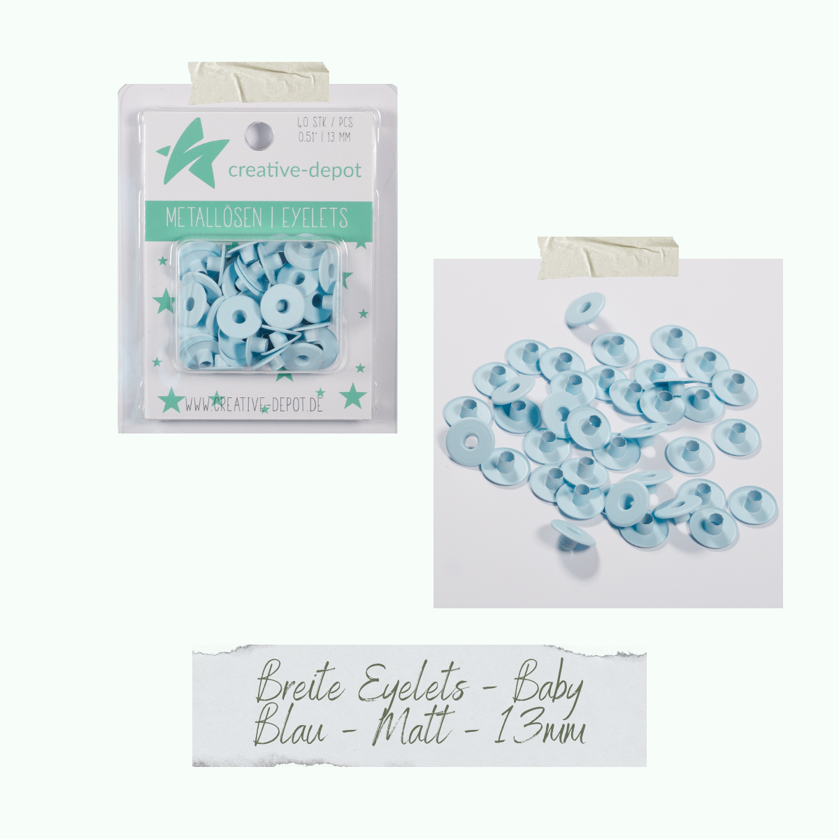 CD-EY-045_Breite-Eyelets-Baby-Blau-Matt-13mm