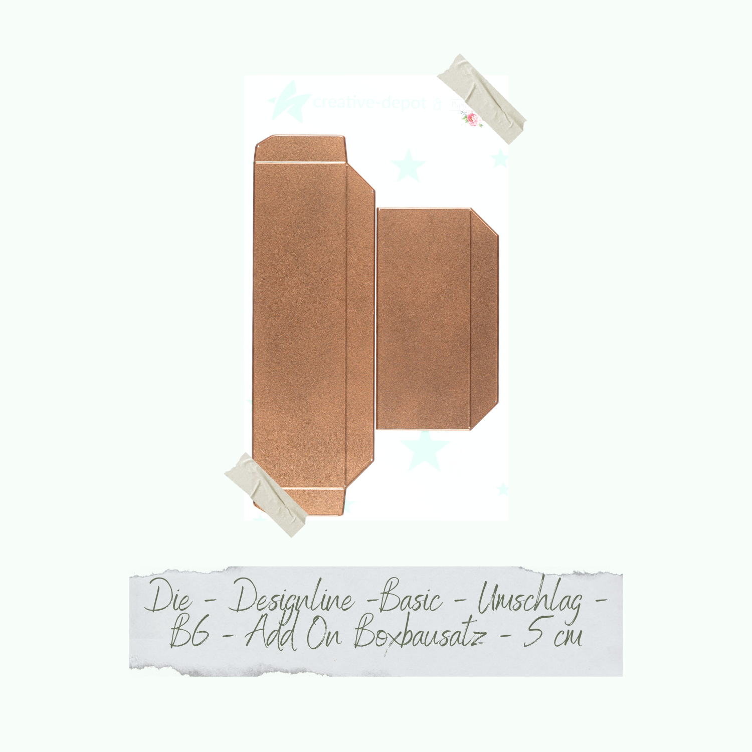Basic - Designline - Basic - Umschlag - B6 - Add On Boxbausatz - 5 cm Basic - Designline - Basic - Umschlag - B6 - Add On Boxbausatz - 5 cm