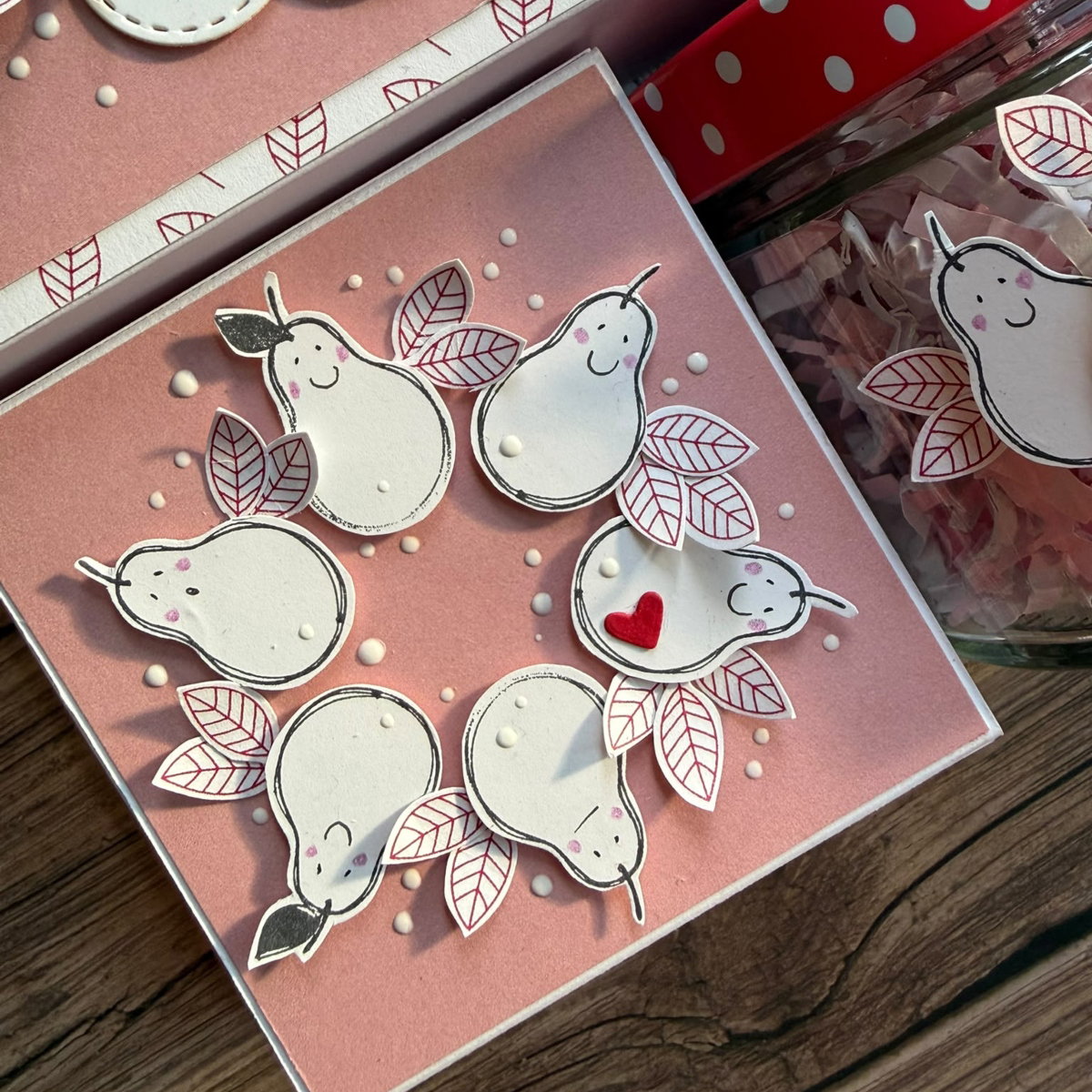Stamp set - Designline - Hintergrund Birnen