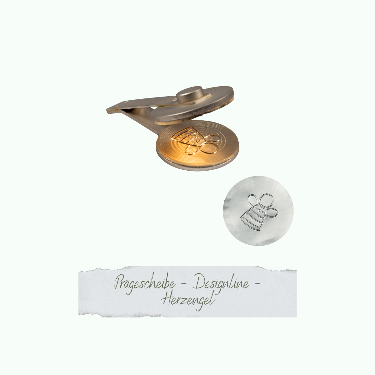 CD-ZB-115_Pr-gescheibe-Designline-Herzengel Prägescheibe - Designline - Herzengel