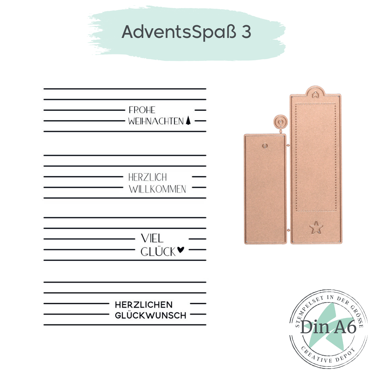 Adventsspaß 3 - Label Wünsche