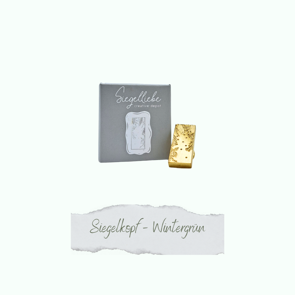 CD-Si-045 Cabeza de foca - Designline - Wintergrün - Siegelliebe