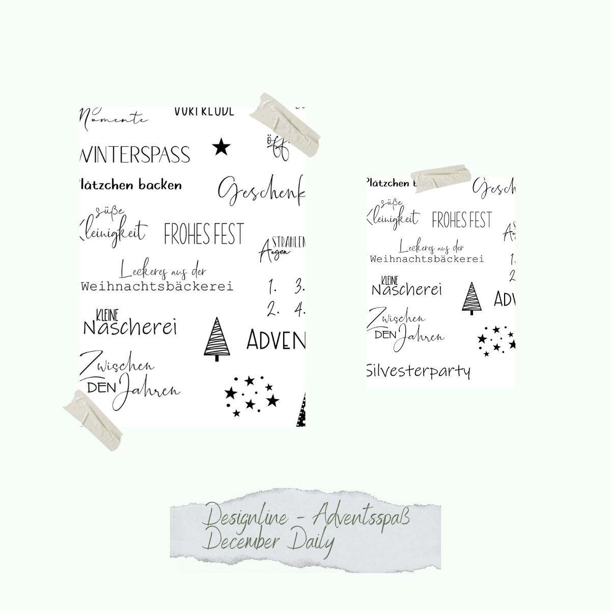 Stamp set - Designline - Adventsspaß - December Daily