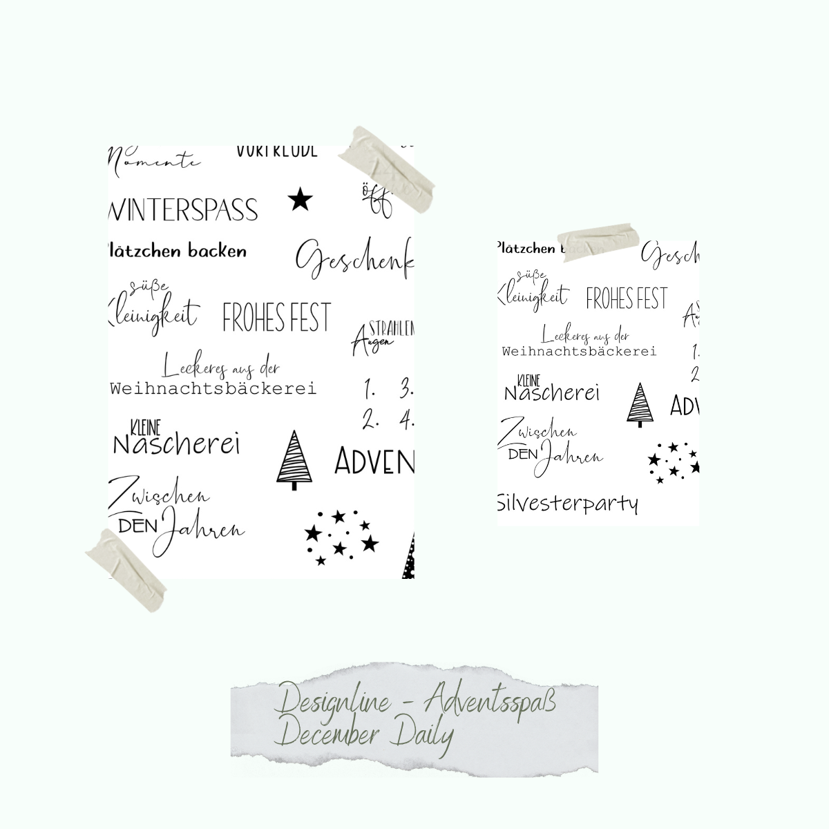 CD-St-932-Designline-Adventkalender-December-Daily Set de tampons - Designline - Adventsspaß - December Daily