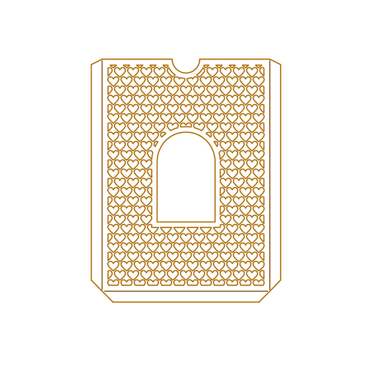 Les - étuis pour cartes A6 - Add-on - Cœurs