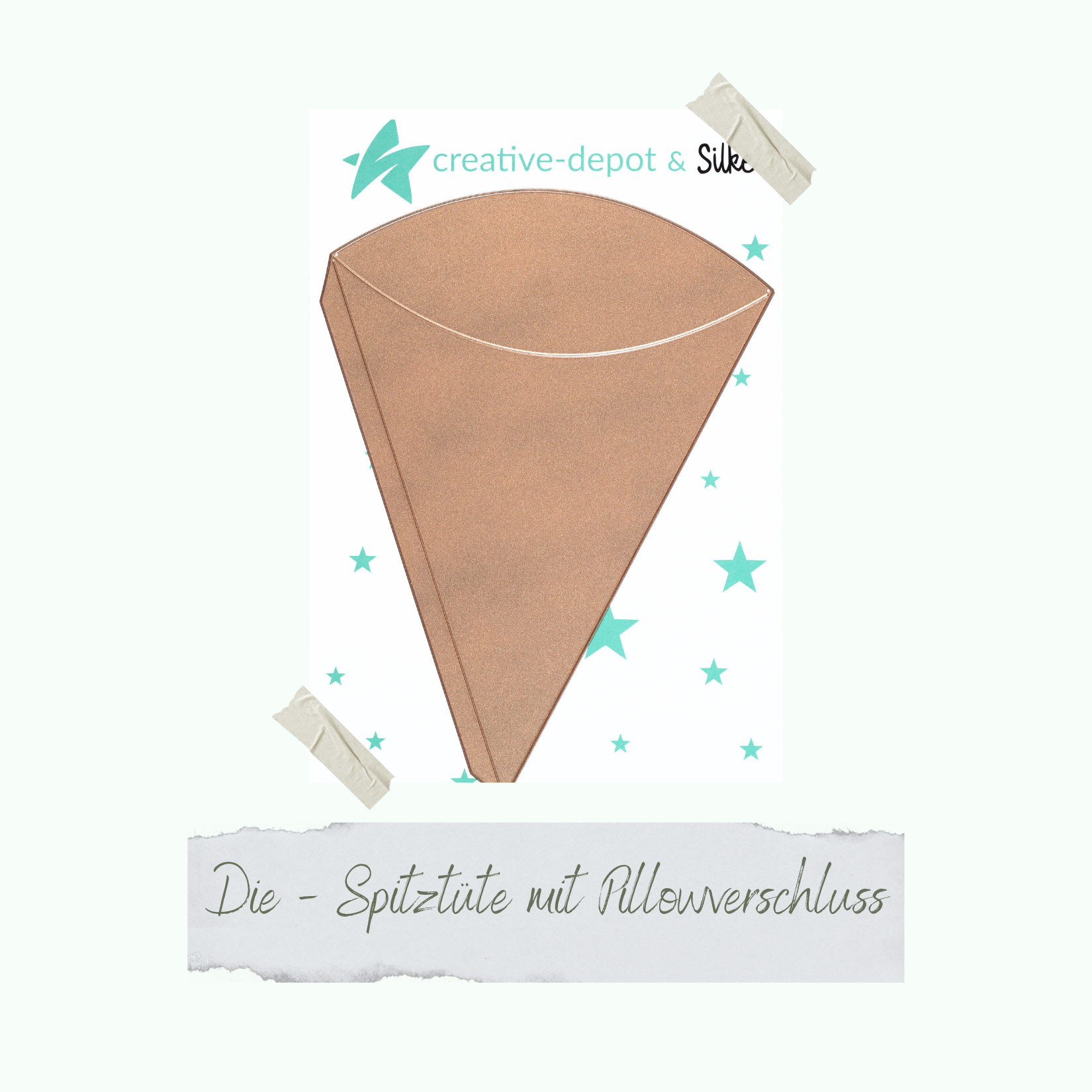Die - Spitztüte mit Pillowverschluss