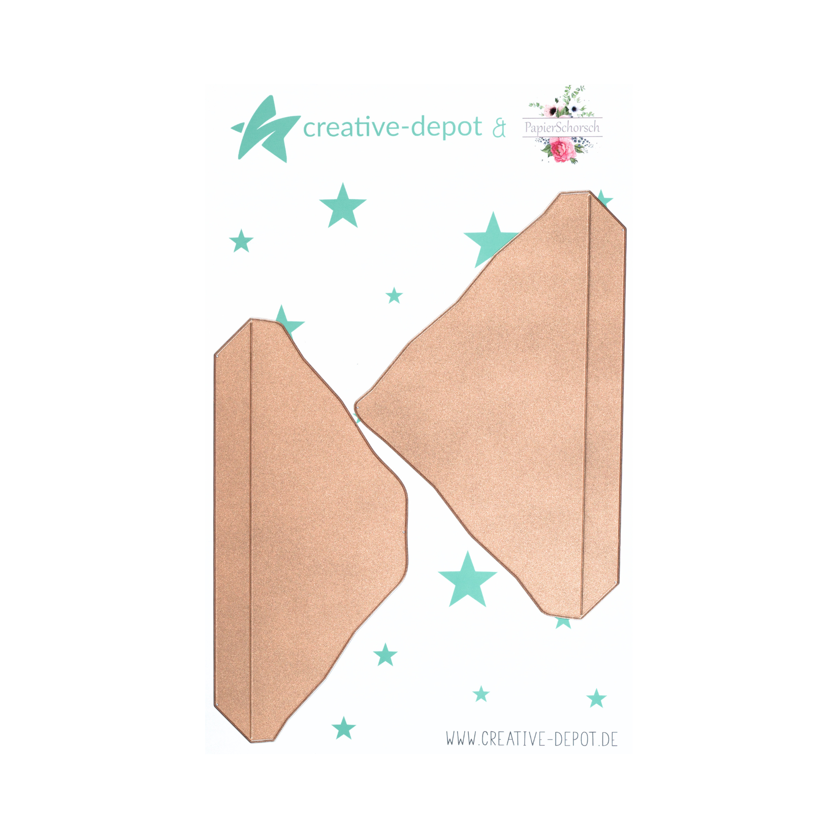 Die - Umschlag - B6 - Add On - Leichte Wellen Laschen