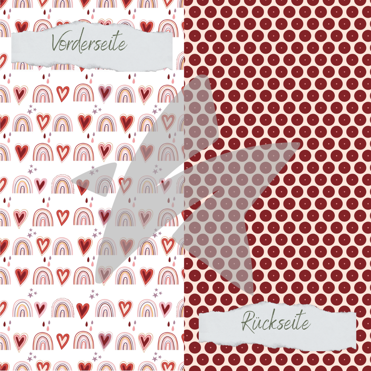 CD-DP-671-Designline-Regenbogen Papel de diseño - Designline - Arco iris - Impreso por las dos caras