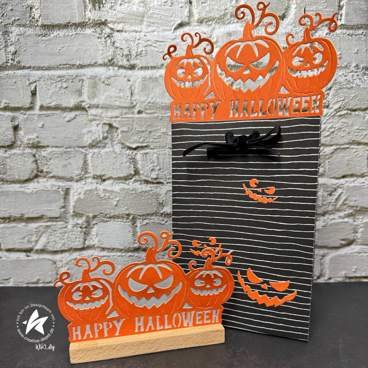 Bundle - Papiertüte mit geradem Rand & Add On - Halloween