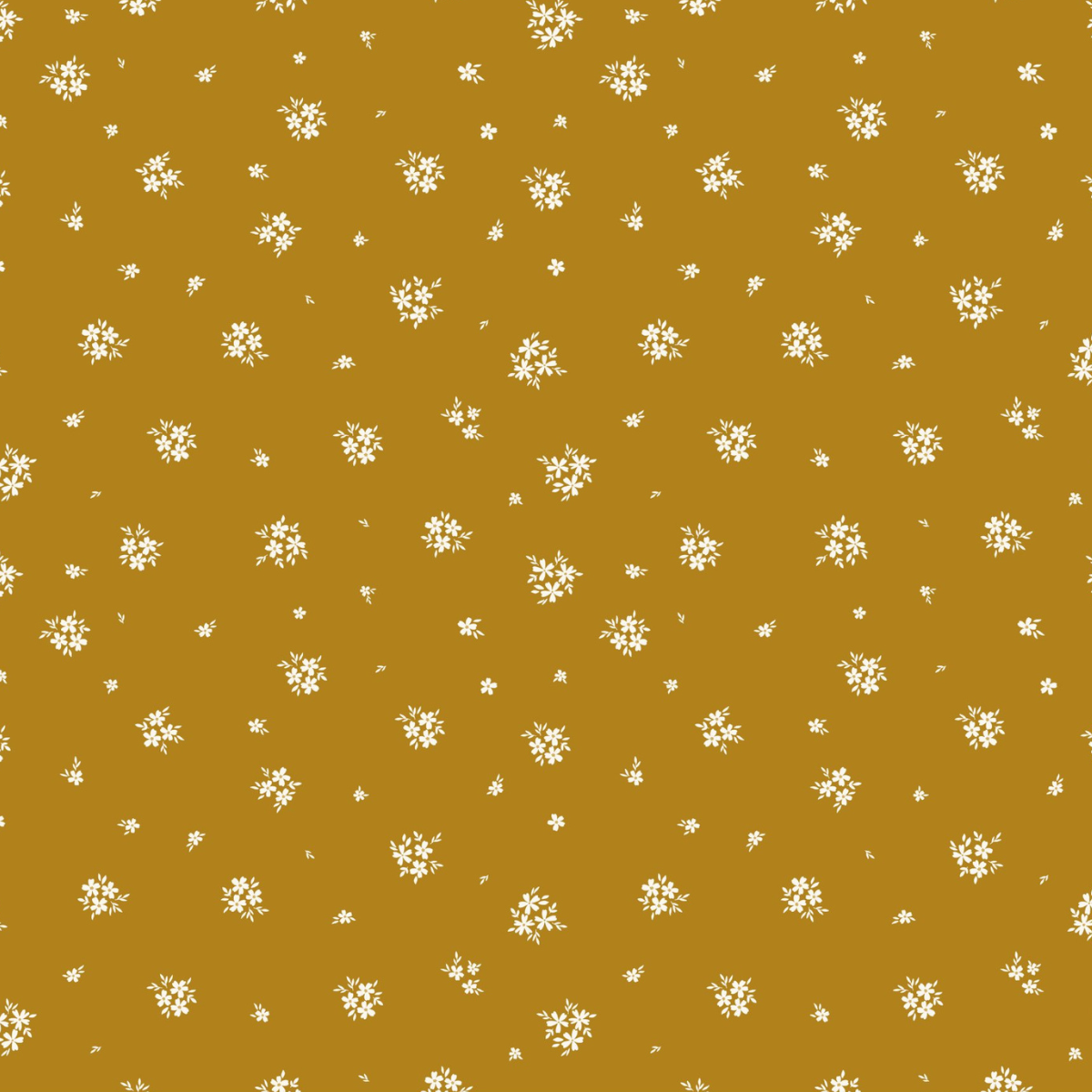 Designpapier - Streublümchen Honigsenf