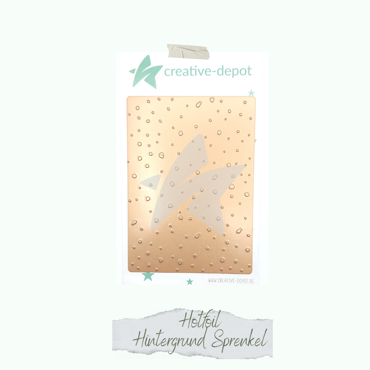 Hotfoil-Hintergrund-Sprenkel