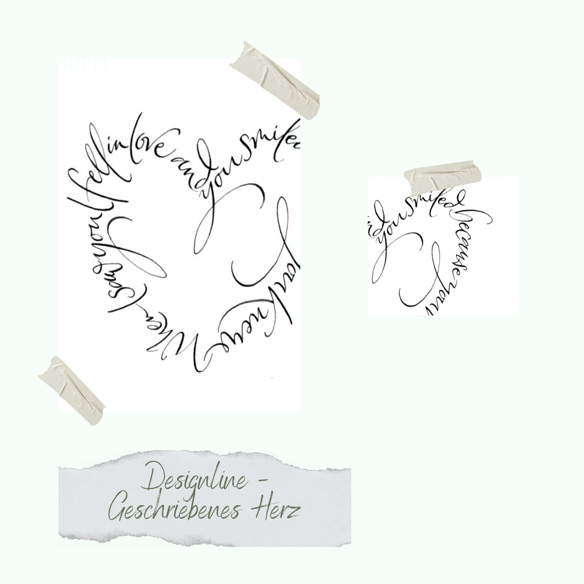 Sello - Designline - Geschriebenes Herz Sello - Designline - Geschriebenes Herz