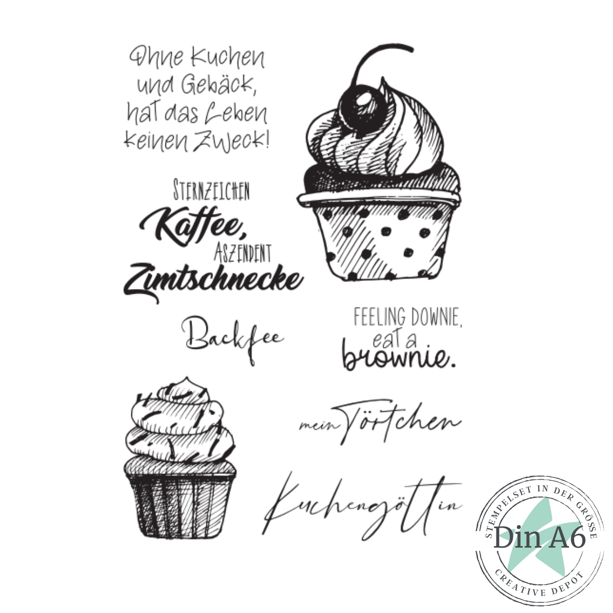 Stempelset - Mein Törtchen 