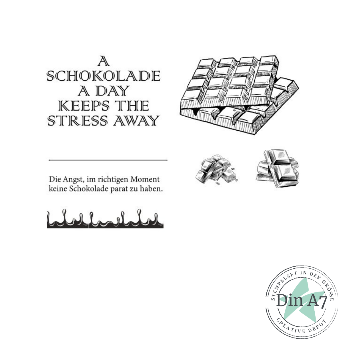 Stempelset - Goodie - Schoko-Liebe