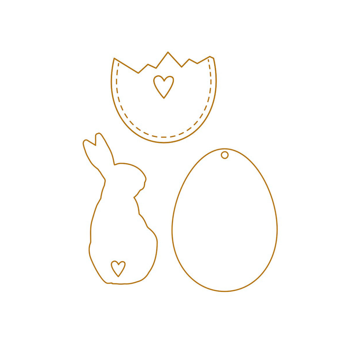 Die - Ei-Täschchen mit Hase