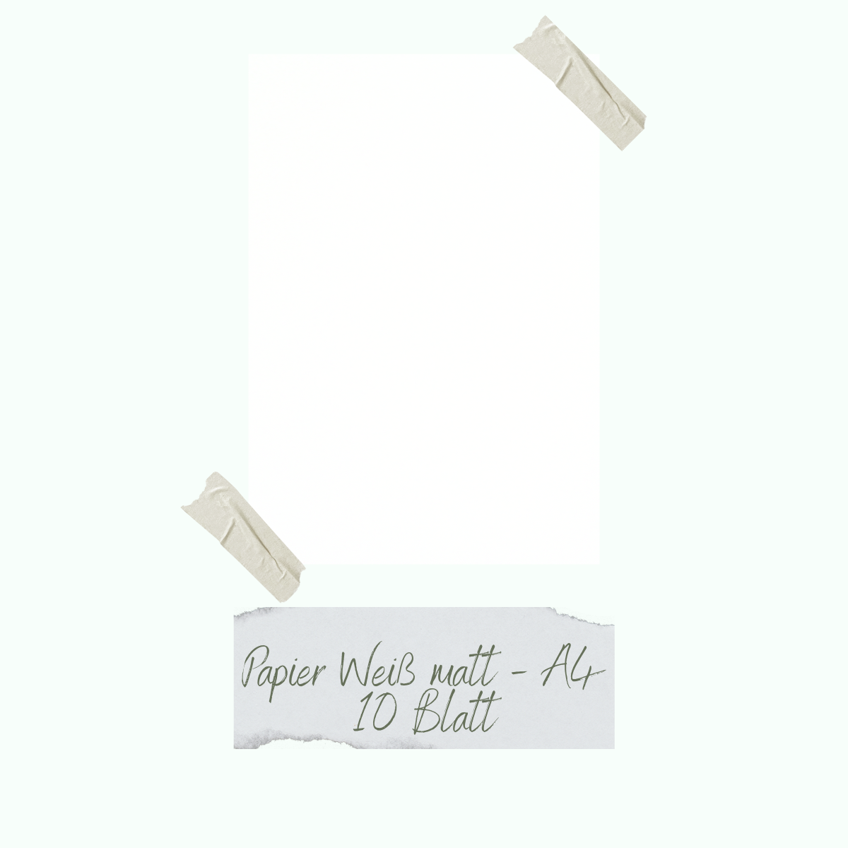 Papier blanc mat - A4 - 240g - 10 feuilles