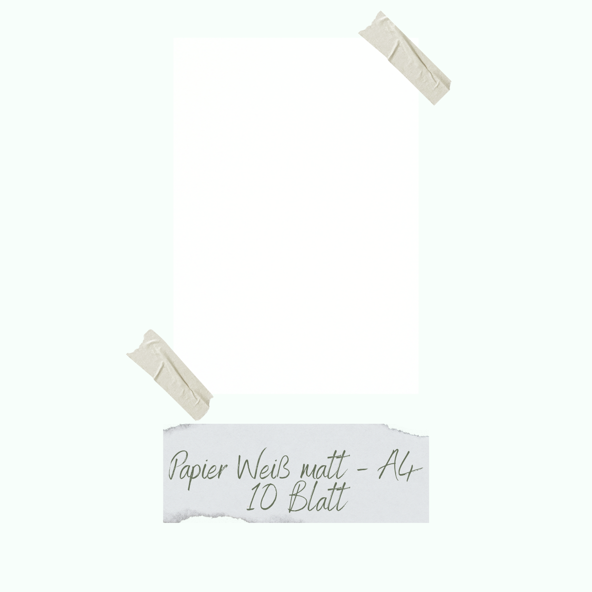 CD-HM-004 Papel blanco mate - A4 - 240g - 10 hojas