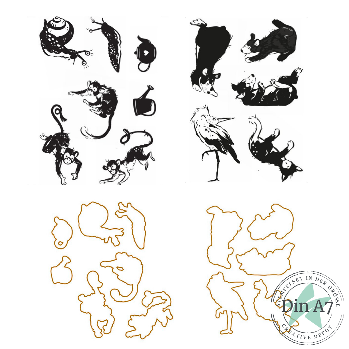 Bundle - Heikes Welt - Affen und Bären