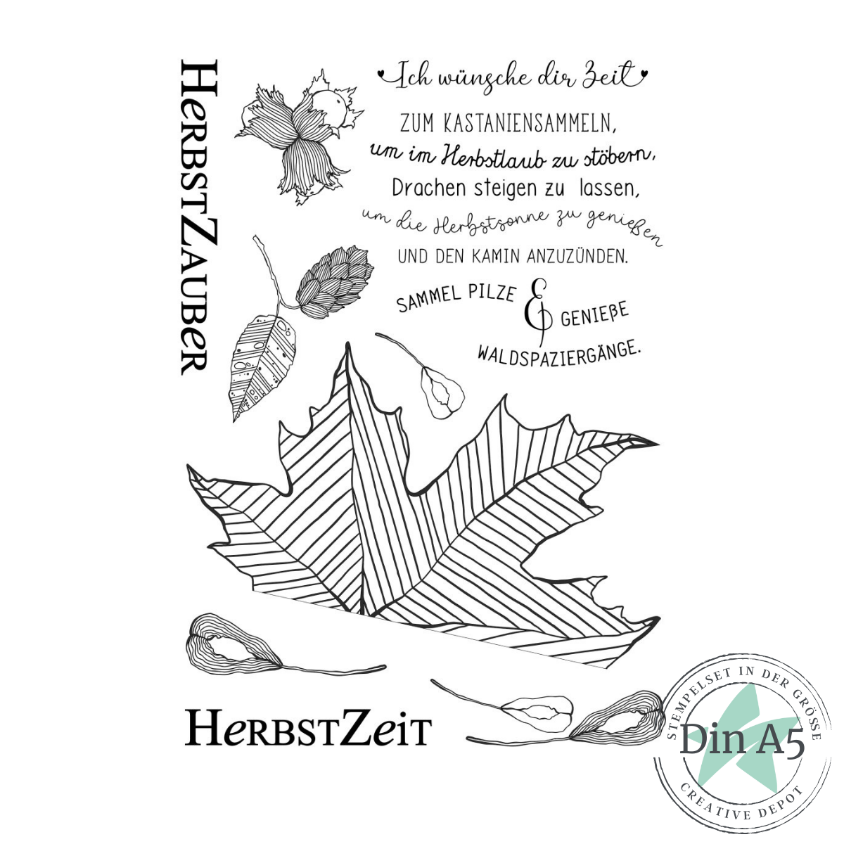 Stempelset - Herbstzauber