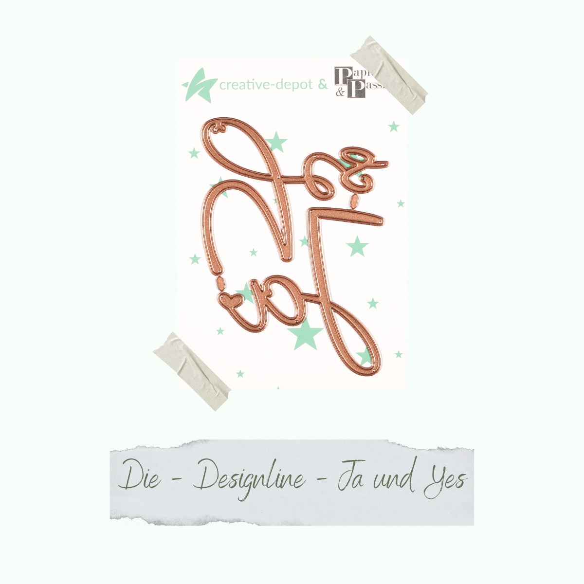 CD-Die-1258_Die-Designline-Ja-und-yes Die - Designline - Ja und Yes