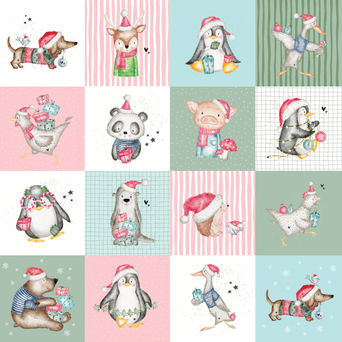 Designpapier - Weihnachtsmemory