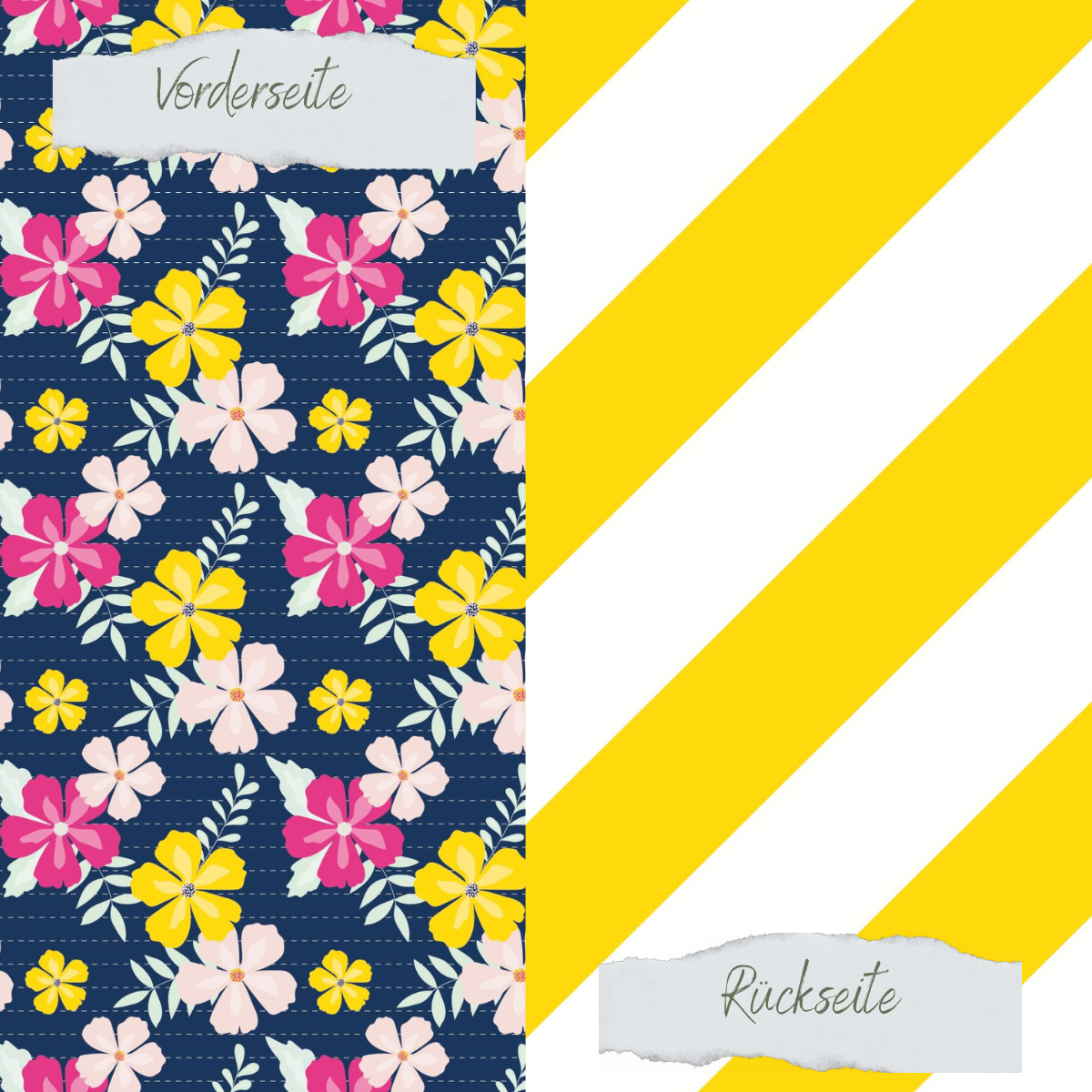 Designpapier - Designline - Scrapliebe - Sommerspaß - Sommerblumen - Doppelseitig bedruckt