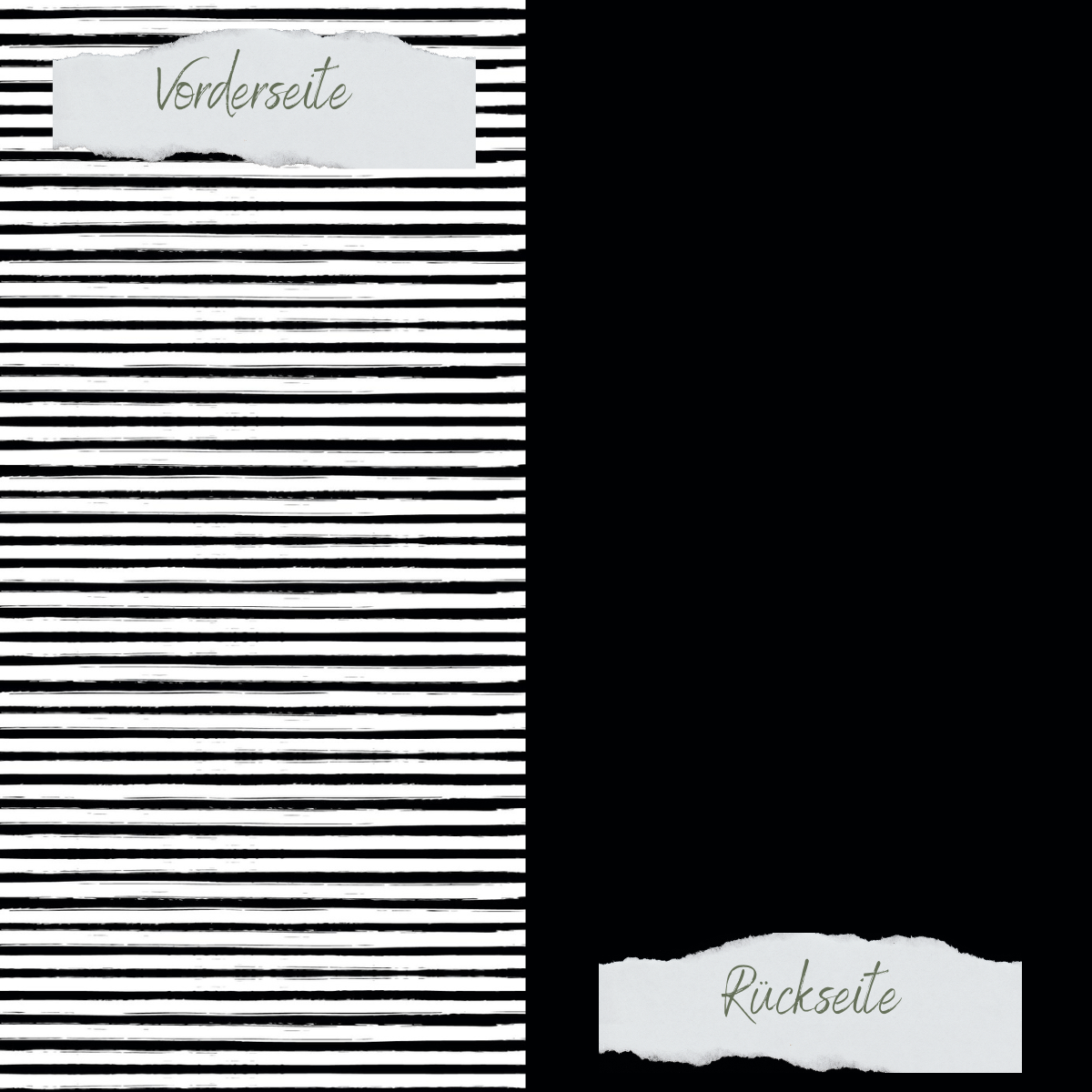 Papel de diseño - Basic - Schwarz - Streifen + Uni - Doppelseitig bedruckt Papel de diseño - Basic - Schwarz - Streifen + Uni - Doppelseitig bedruckt