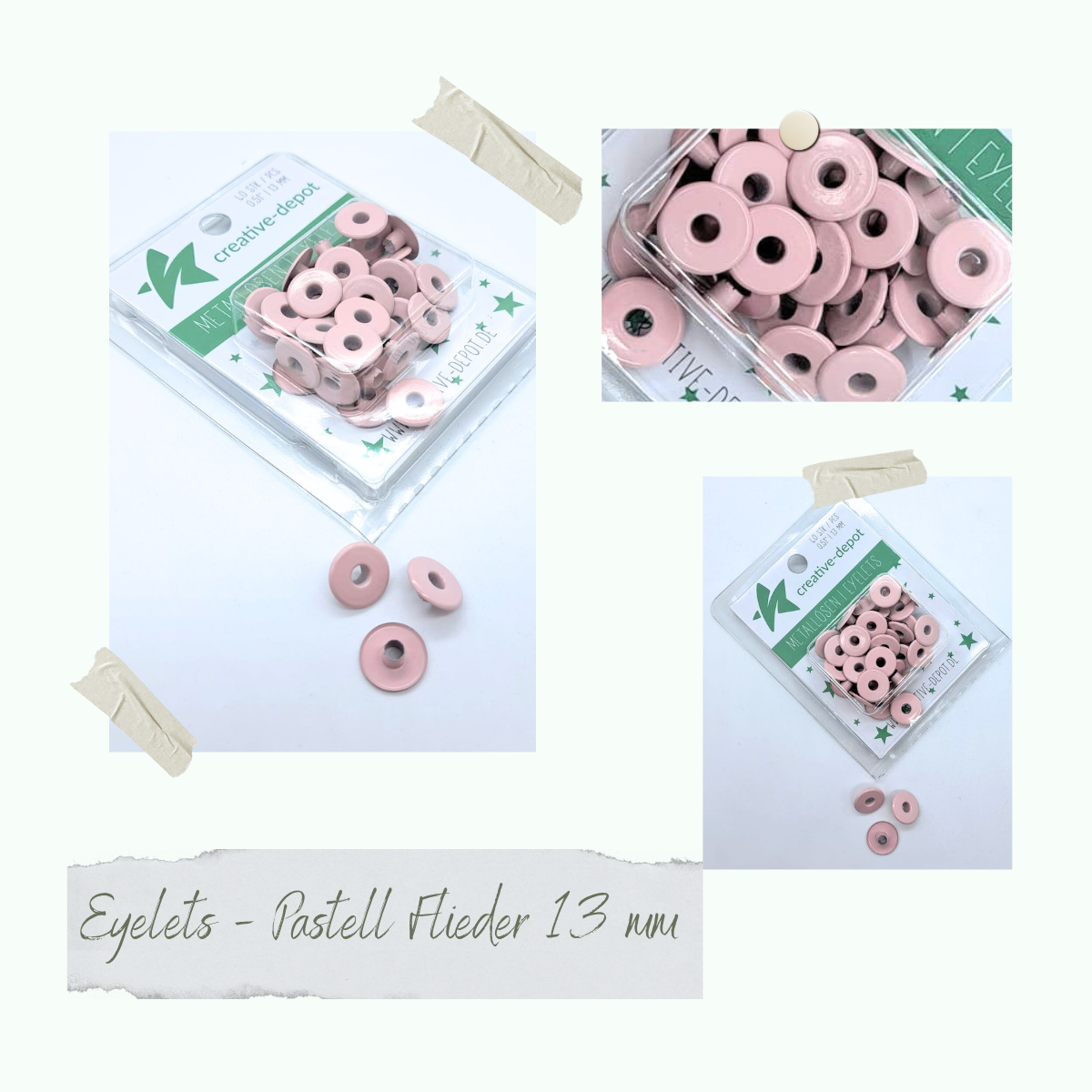 CD-EYB-015 Ancho Ojales - Lila Pastel - 13mm