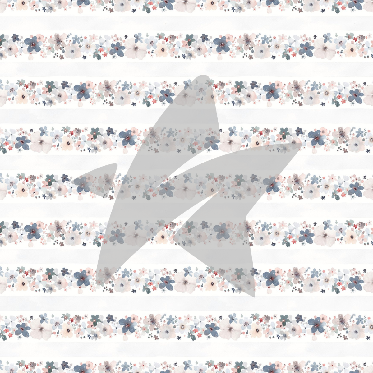 CD-DP-698-Bl-tenstreifen Papel de diseño - Blütenstreifen