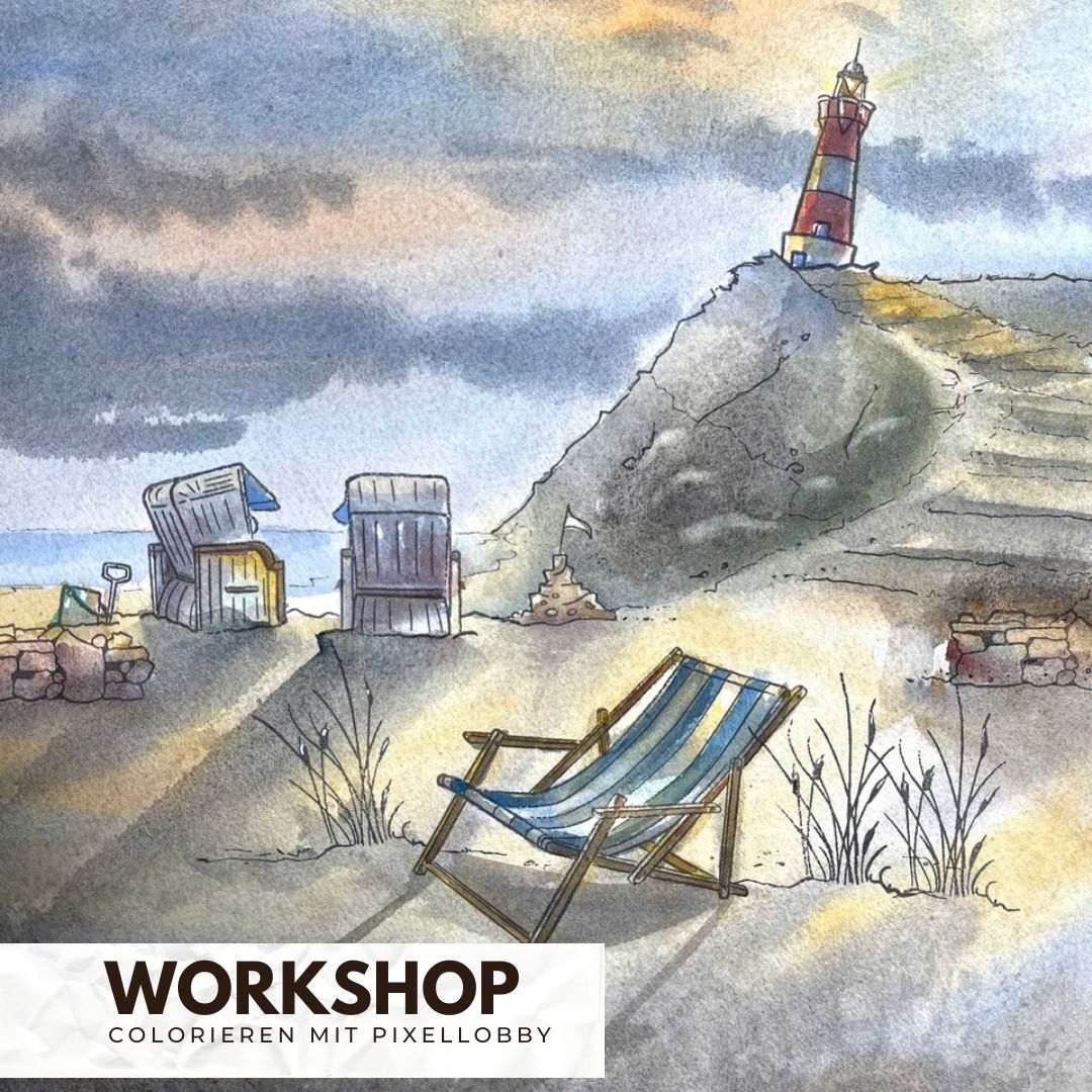 Workshop Colorieren mit Pixellobby am 10.10.2026 - 15.00 Uhr