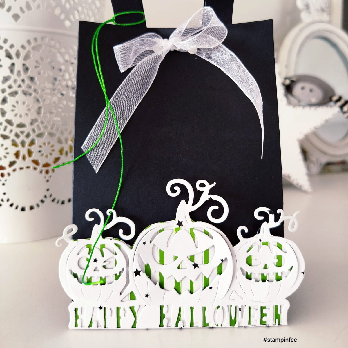 Bundle – Paper bag with straight edge & Add-on – Halloween