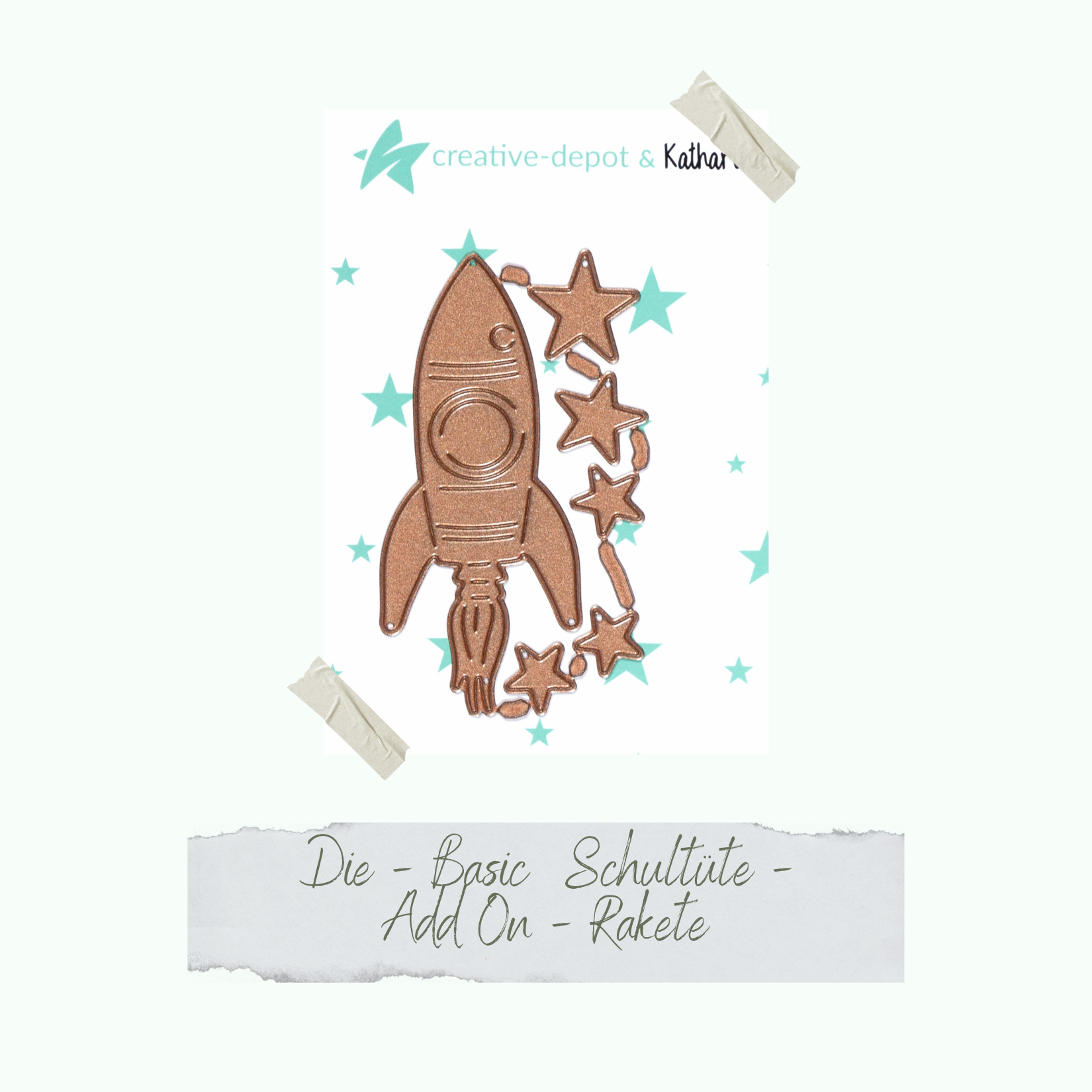 Die - Basic Schultüte - Add On - Rakete