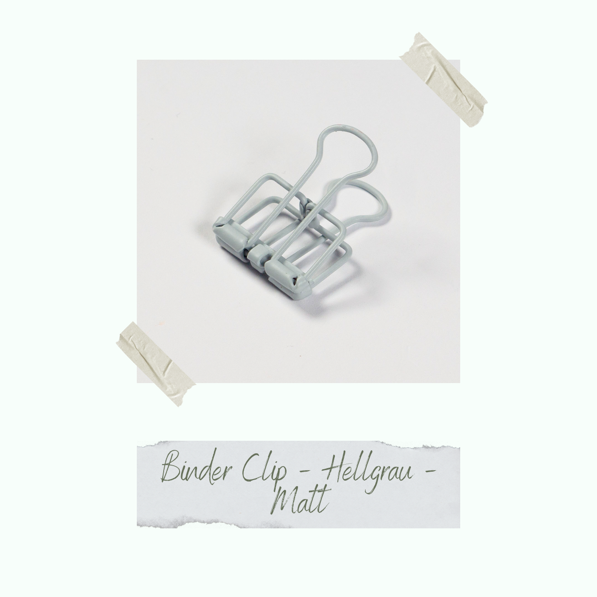 CD-ZB-078_Binder-Clip-Hellgrau-Matt Binder Clip - Hellgrau