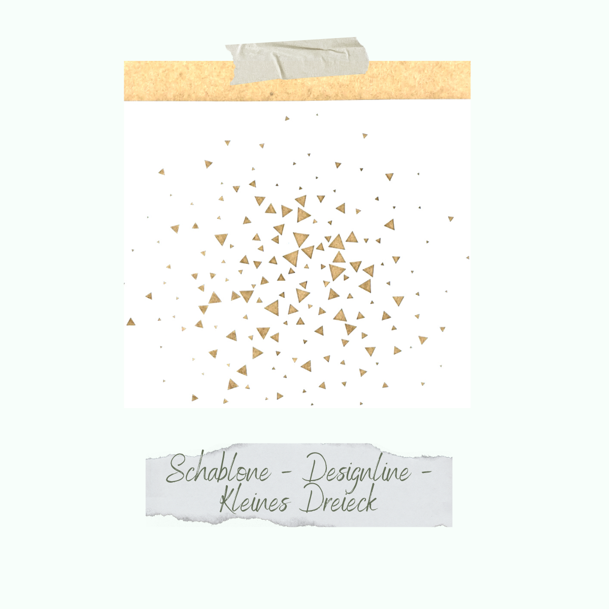 CD-SC-046-Designline-Kleines-Dreieck Schablone - Designline - Kleines Dreieck