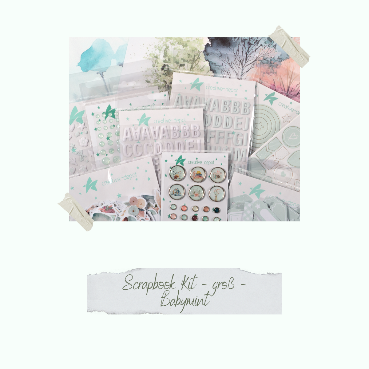 Kit de scrapbooking - grand - Babymint - Layoutliebe