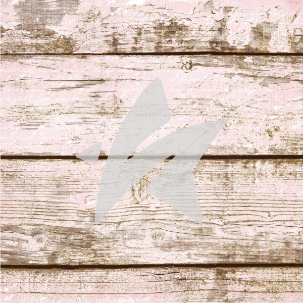 Vintage Holz Rosa