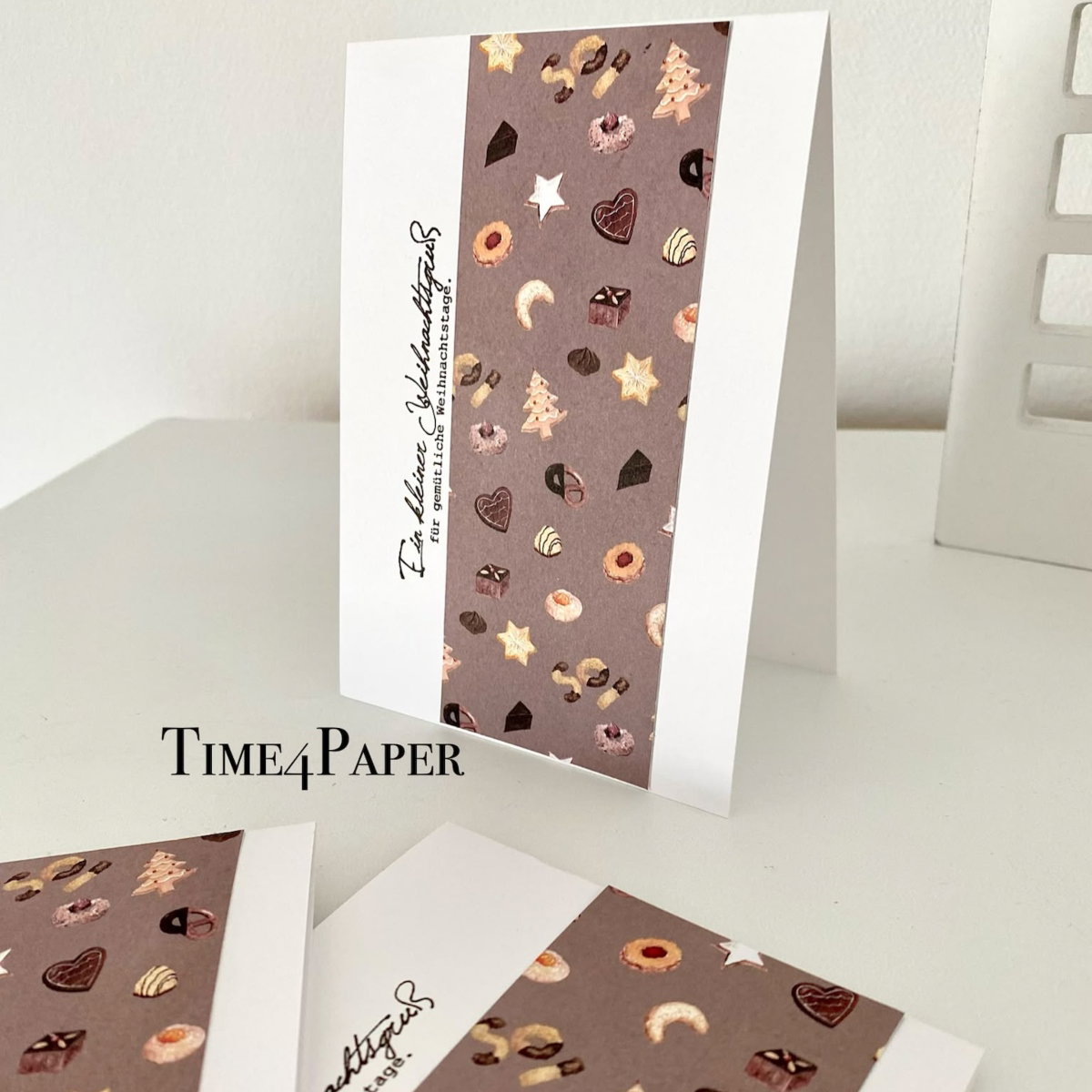 Designpapier - Plätzchen - Doppelseitig bedruckt