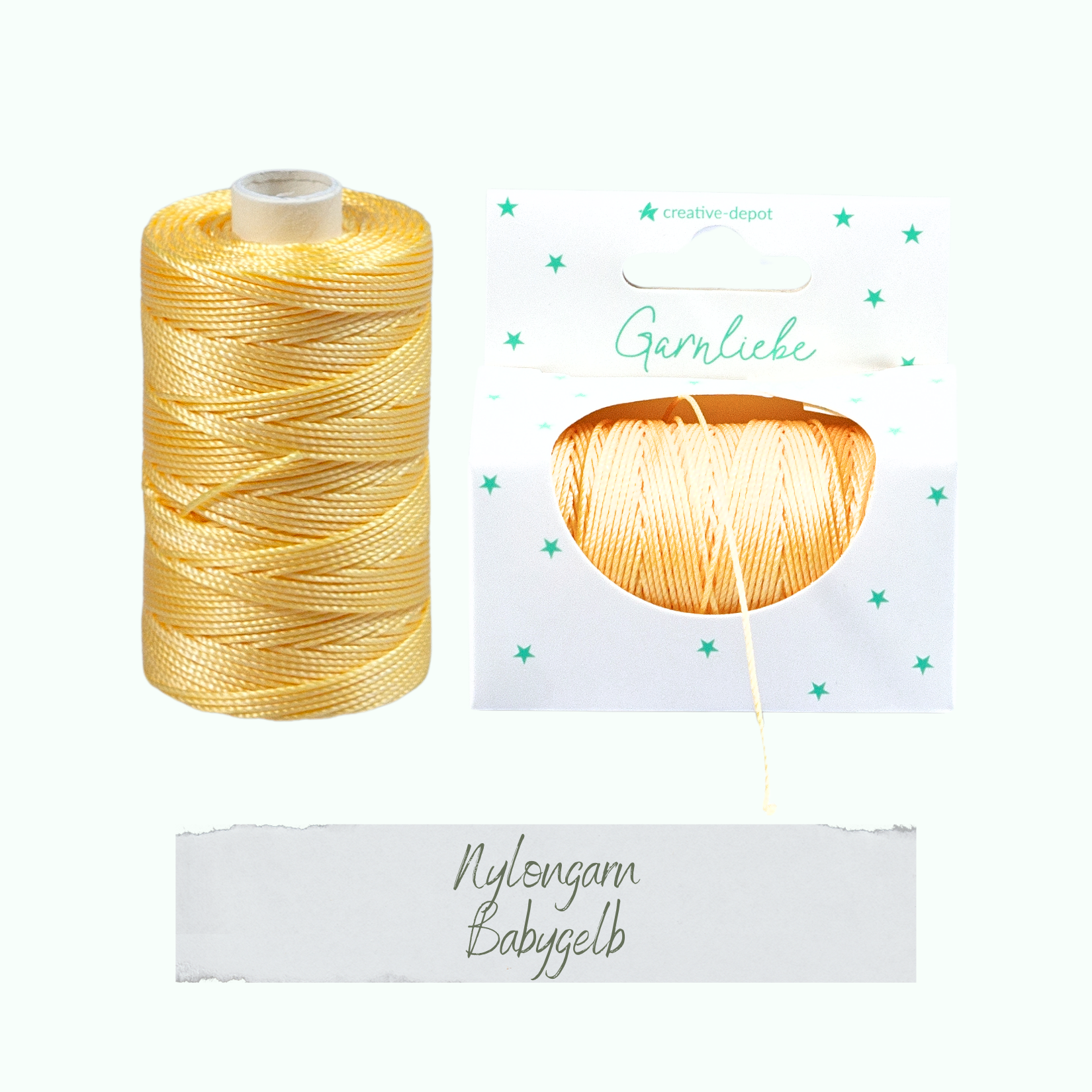 Nylongarn - Babygelb - Garnliebe