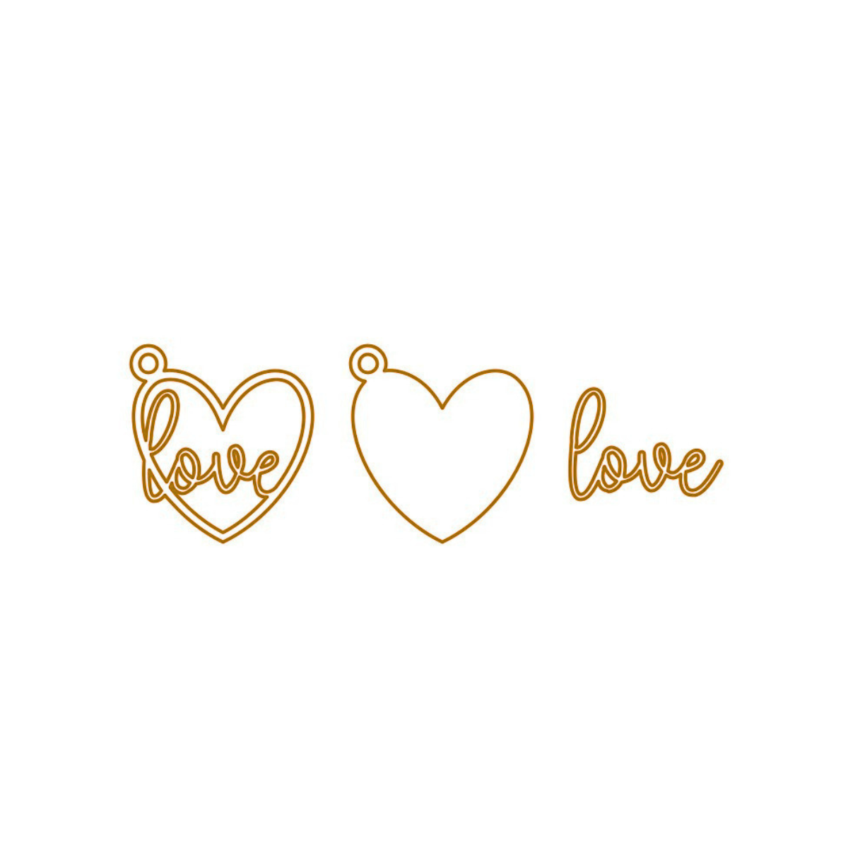 Die - Kleiner Liebesbrief - Love Anhänger