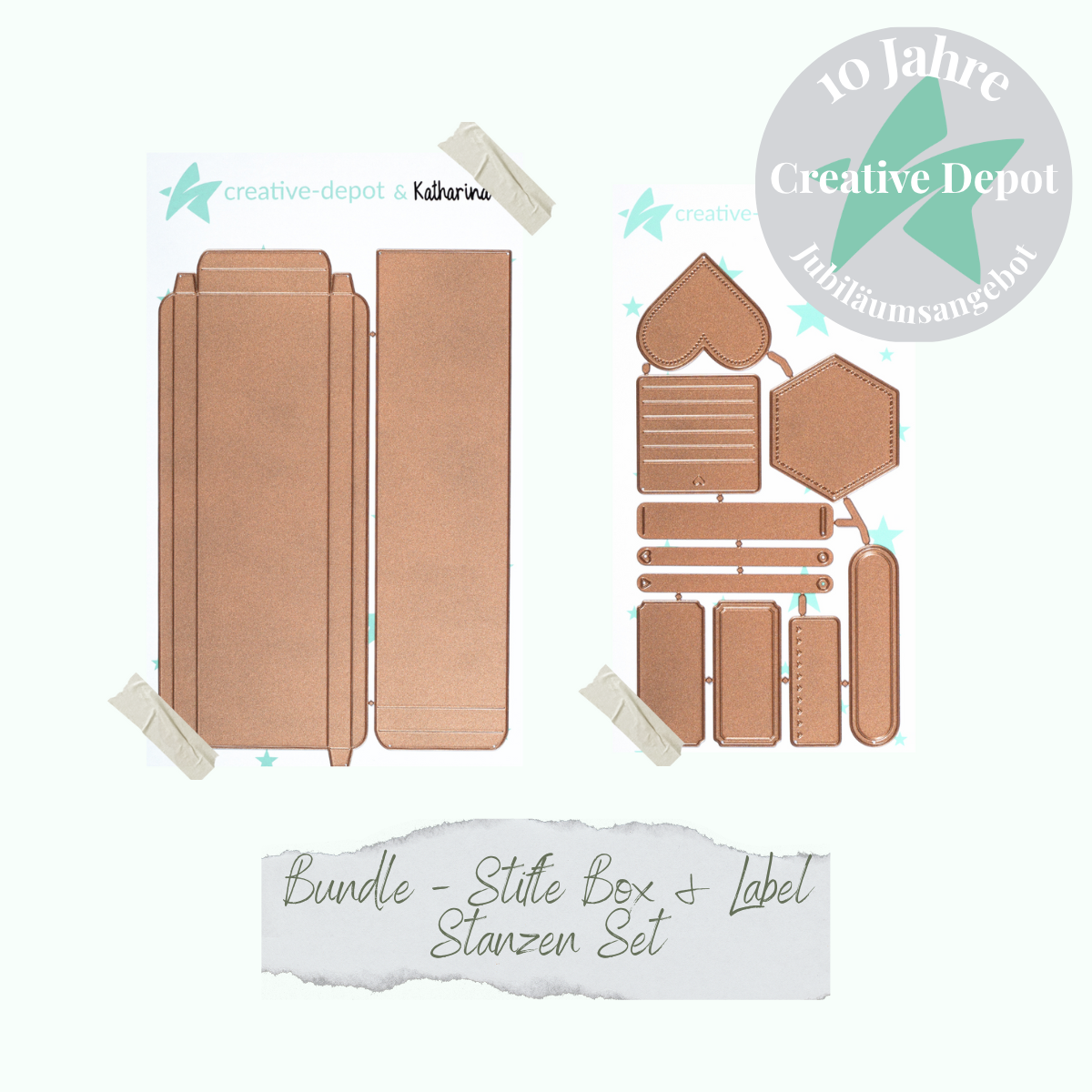 Bundle - Stiftebox & Label - Stanzen Set
