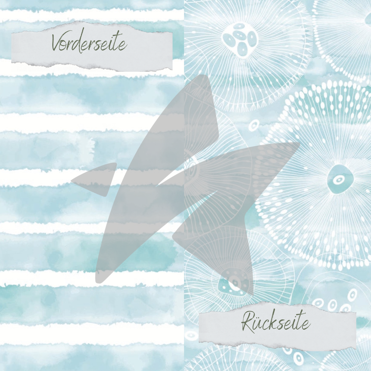 CD-DP-743 Design paper - Designline - Meerzauber - Printed on both sides