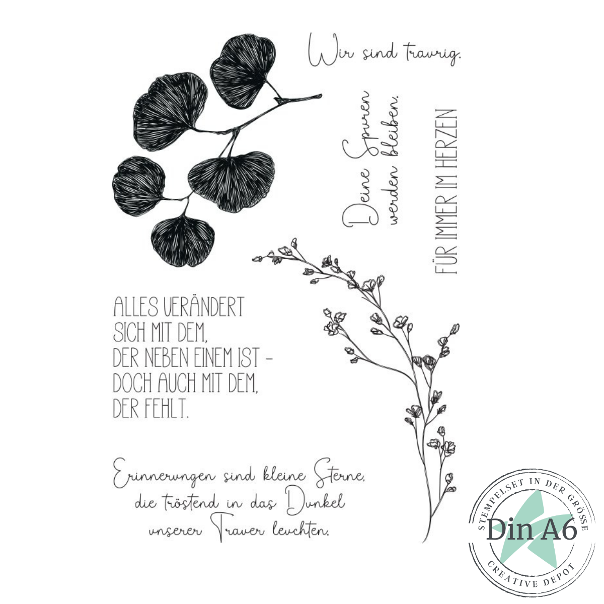 Stempelset - Für immer 