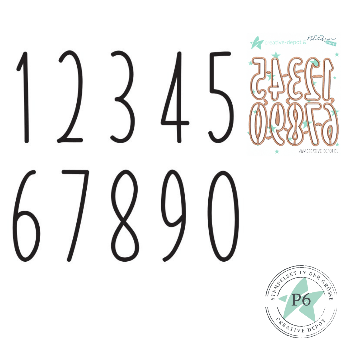 Bundle - Schmale Zahlen