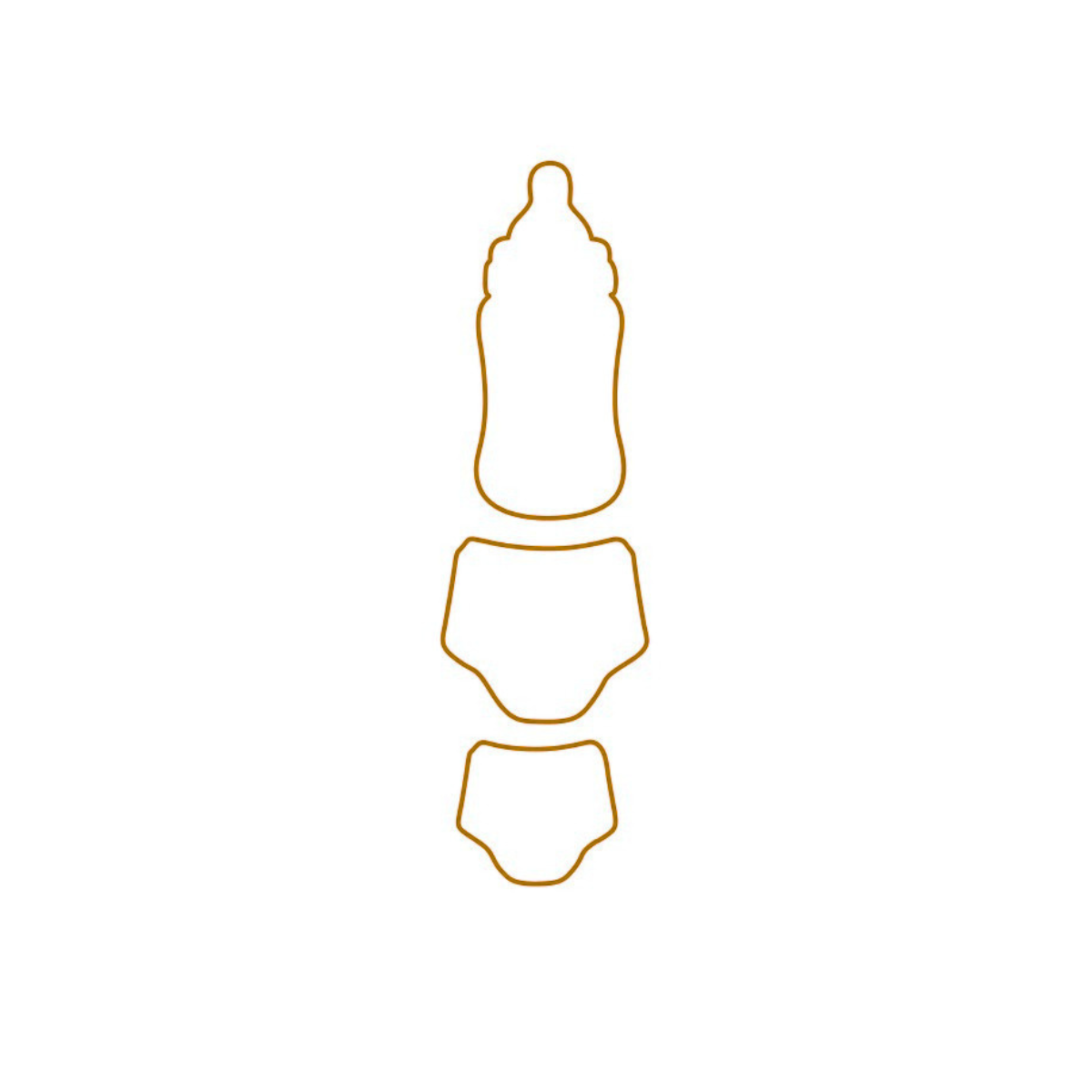 Die - Babykoffer - Outline