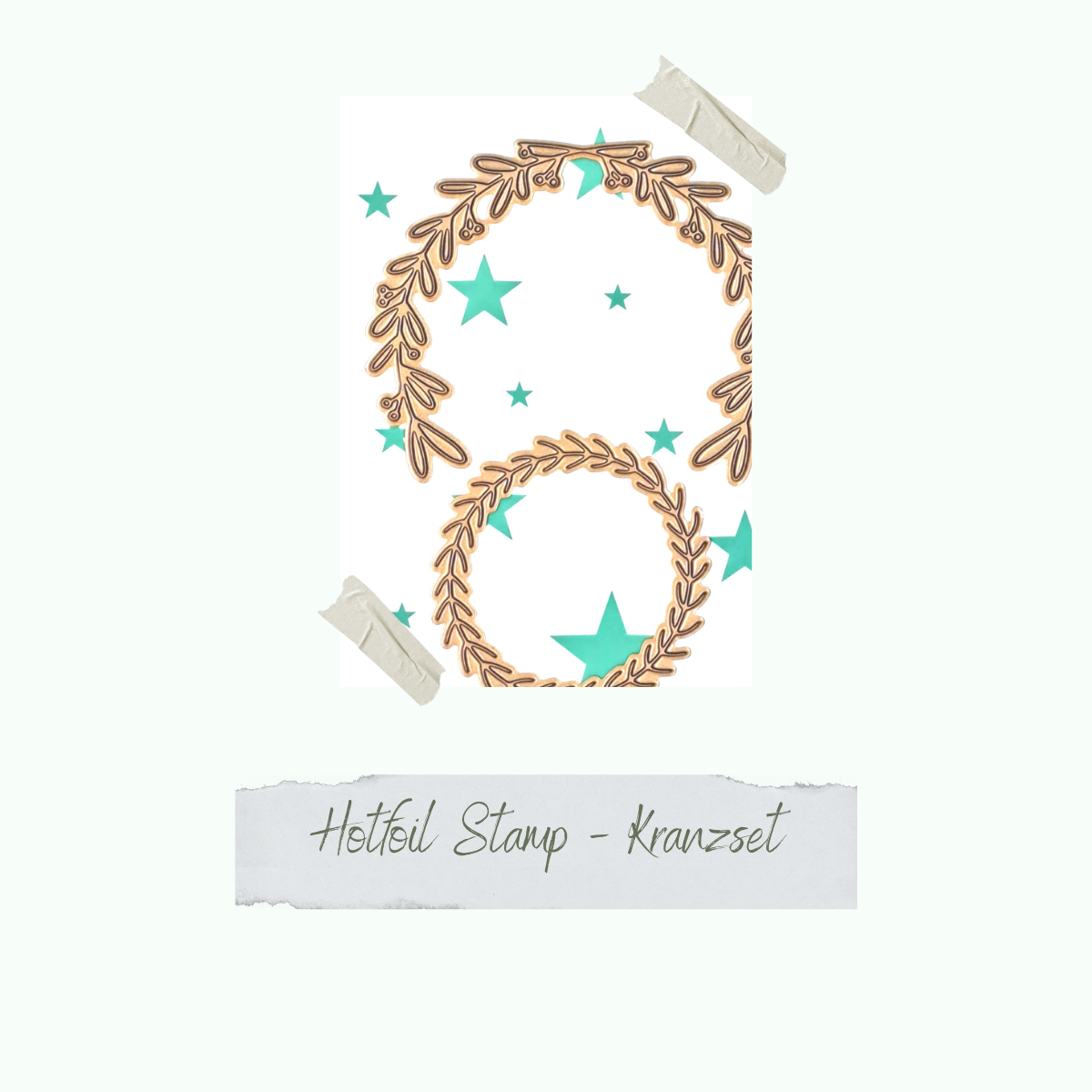 CD-HF-042 Hotfoil Stamp - Kranzset