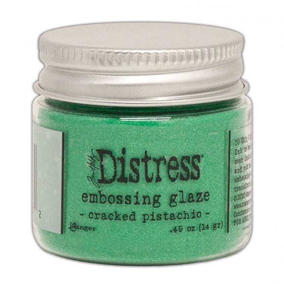 TDE70962 Ranger - Distress Embossing Glaze - Cracked Pistachio